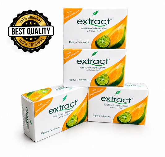4 in 1 Extract Papaya Calamansi Whitening Herbal Soap with Langerhans Cells for Brighter Skin